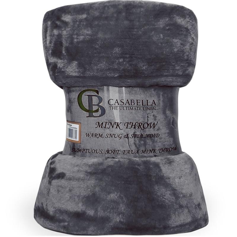 Fleece Mink Throw Blanket King 200x240 CM and Double 150x200 CM Soft - Perfect for Cozy Nights 4