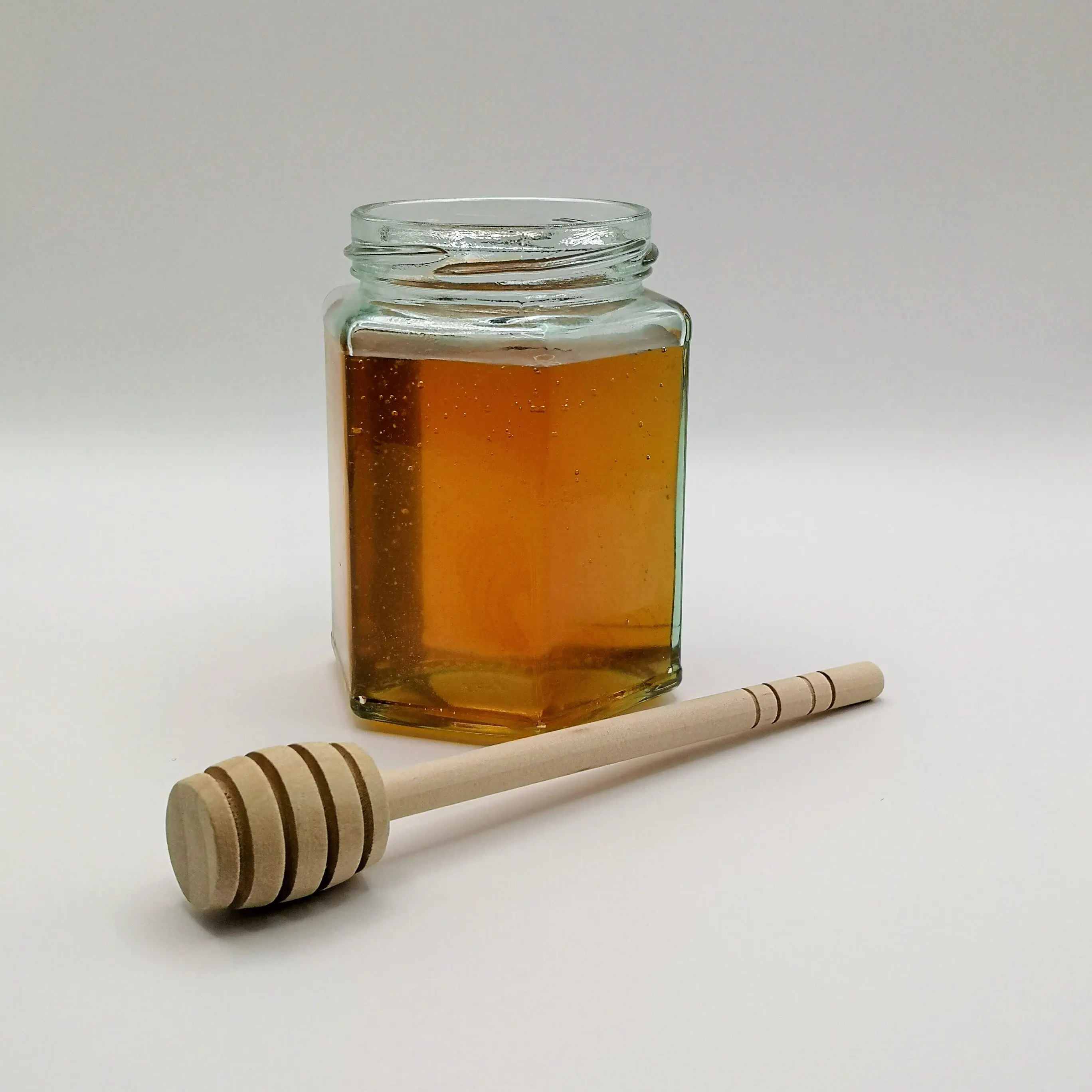 Wooden Honey Dipper by Crystal Apiary Kitchen Utensils Smooth