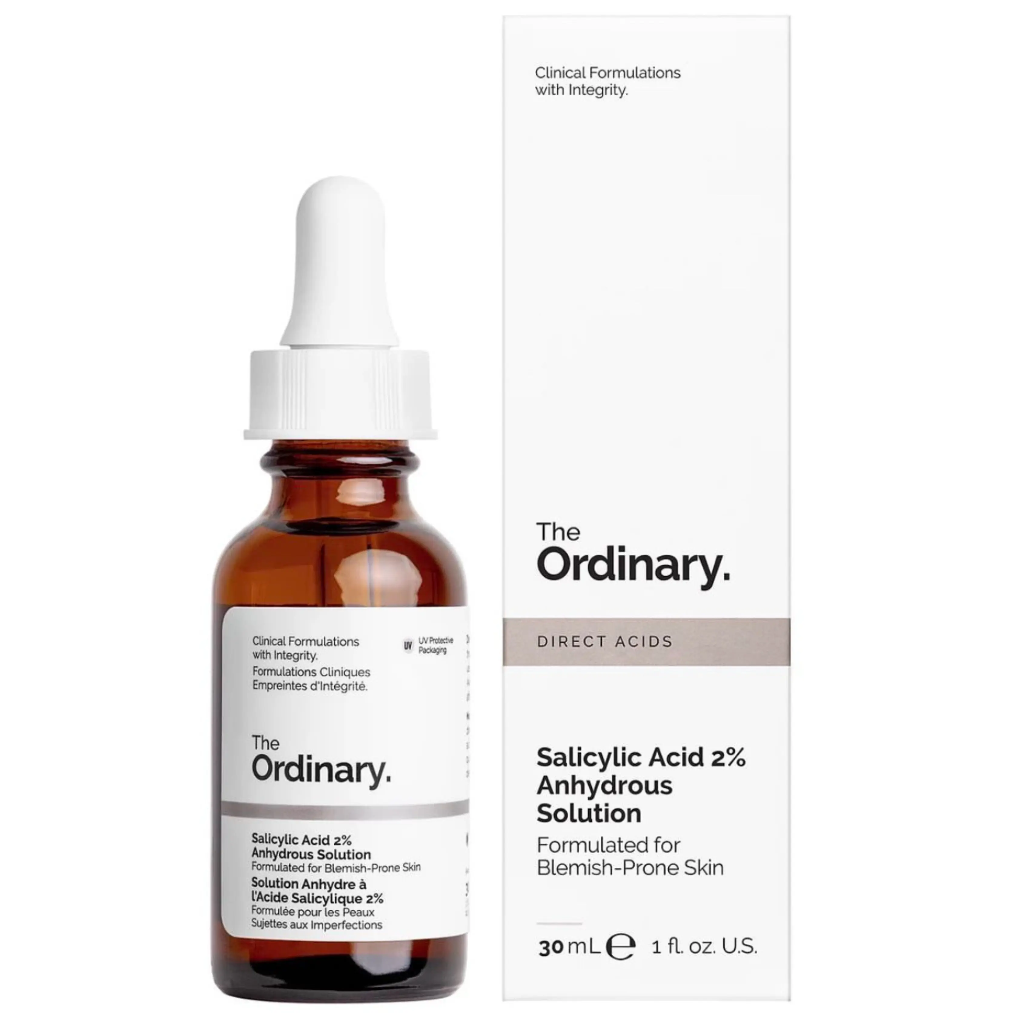 The Ordinary Salicylic Acid 2% Anhydrous Solution 30ml, the ordinary skincare,the ordinary salicylic acid,ordinary skin care, ordinary skin care, facial serum, skin serum, face serum Comfort