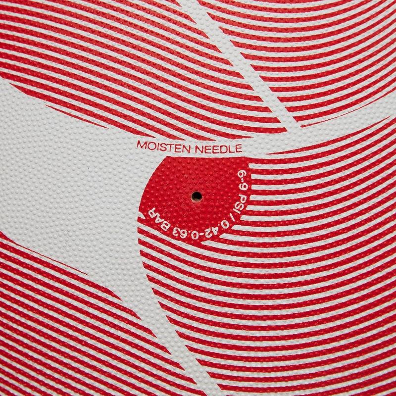 Thrillseeker Play Rugby Ball, White/Red, 4 4