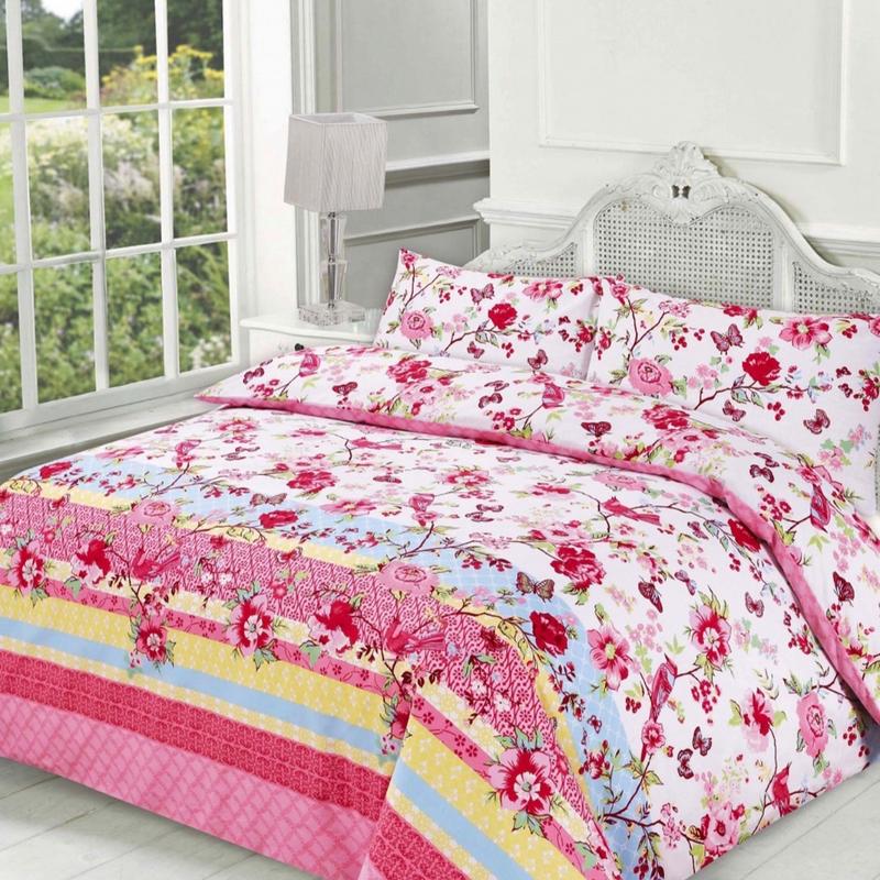 Printed Duvet & Pillowcase Set – High-Quality Fabric for Stylish Bedrooms – Durable, Soft & Easy-Care Quilt Cover with Coordinated Pillowcases – Modern & Elegant Bedding 4