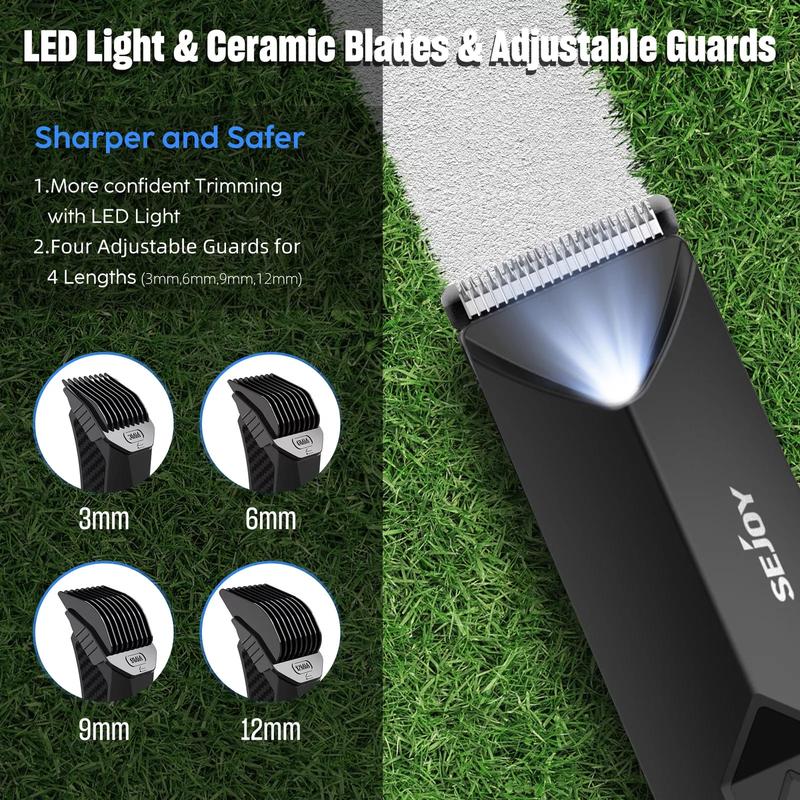 Manscaping Electric Pubic Hair Trimmer Groin Ball Body Shaver Waterproof 1