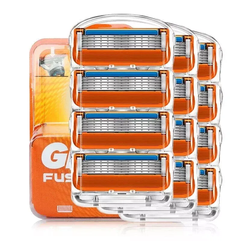 Brand new 5 Layers Shaving Razor Blades Refills Replacements Compatible for Gillette Fusion 5 Proglide UK