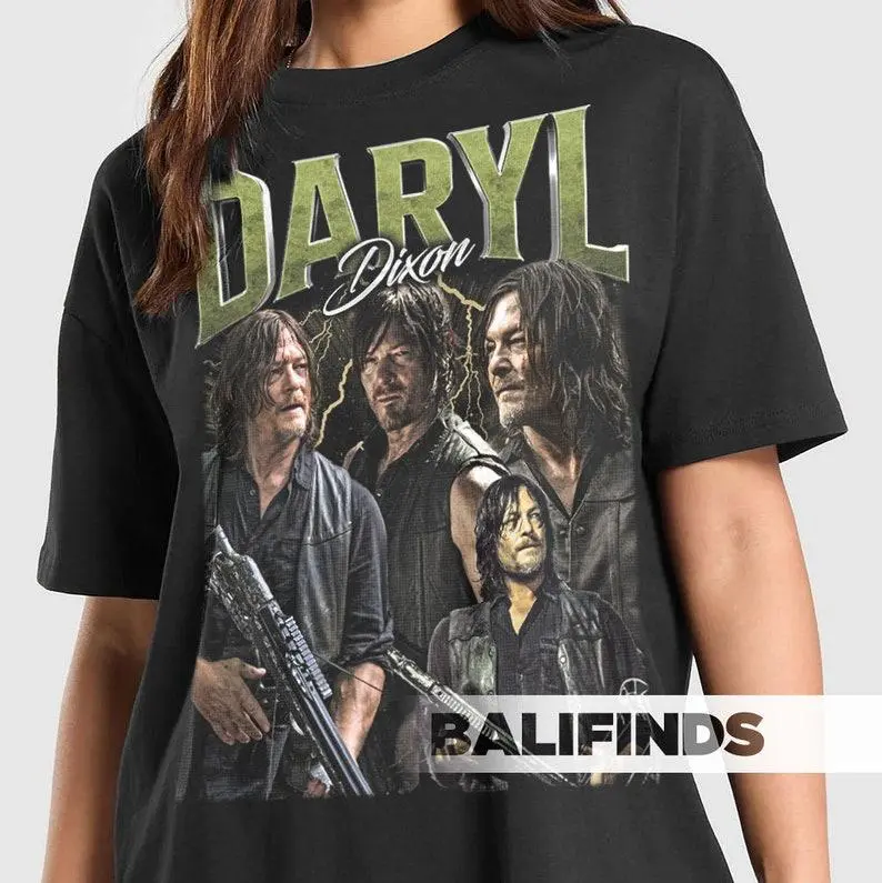 DARYL DIXON Unisex T-Shirt - Retro Daryl Dixon Graphic Tee - TV Series Shirt - Daryl Dixon Merch.
