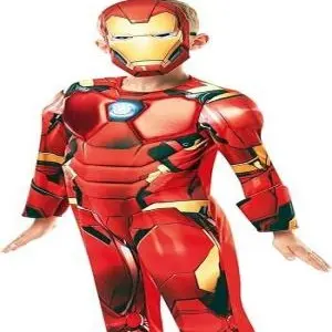 Kids Boys Costume Fancy Dress Superhero Jumpsuit Party Cosplay 5-6 Yrs