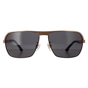 Police Sunglasses SPLC36 0301 Shiny Rose Gold Smoke for Male - Mens Sunglasses - Menswear