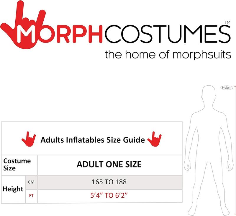 Morph Inflatable Cow Costume Adult, Cow Costume, Inflatable Cowboy Costume Adult, Cow Blow Up Costume, Cow Fancy Dress Adult 4