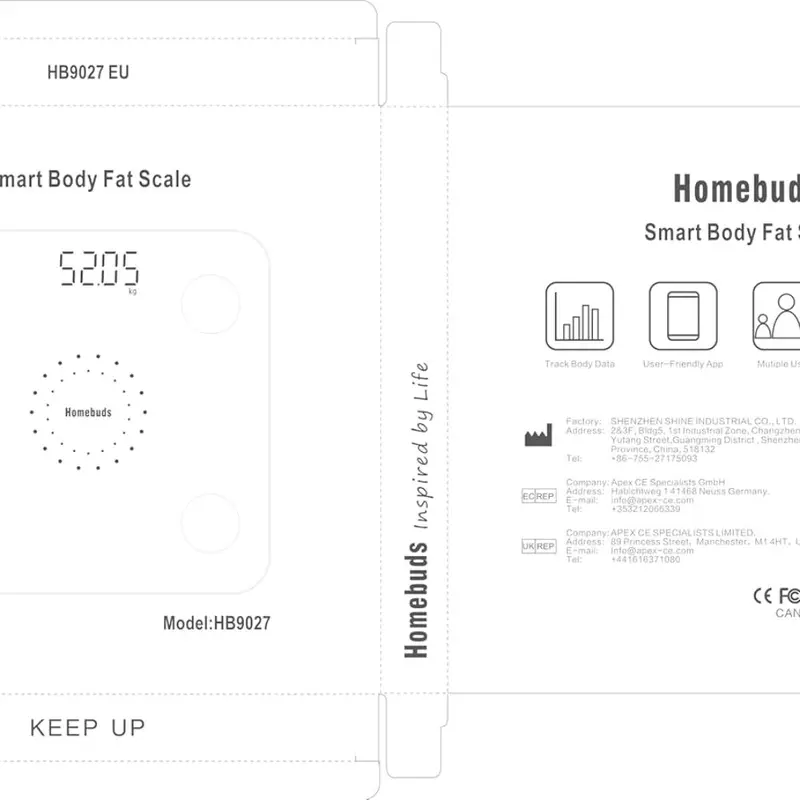 Smart Body Fat Scale, Digital Bathroom Scales for Body Weight, Since 2001 Weighing and Body Composition Monitor Professional for BMI Fat Water Muscle with App, 28st/400lb/180kg, Black 7