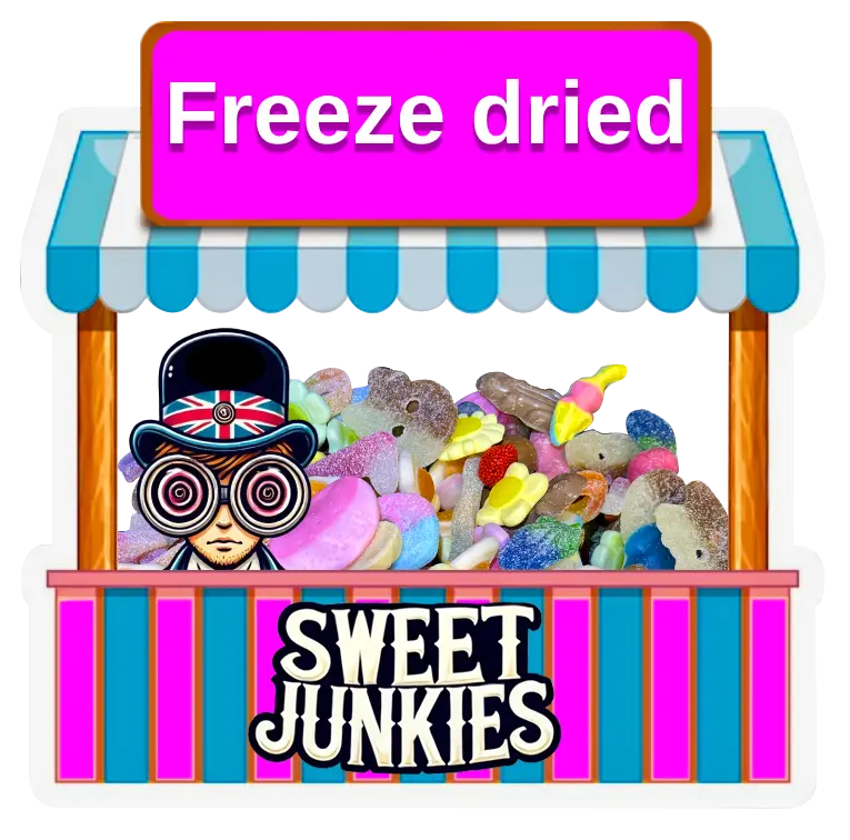 Choose from our very own freeze dried selection Freeze Dried Skittles, Freeze Dried Milky Way Freeze Dried Squashies Etc fantastic sweets and candy to snack on custom choice Bonbon Nata sweet candy bonbon freeze dried 0