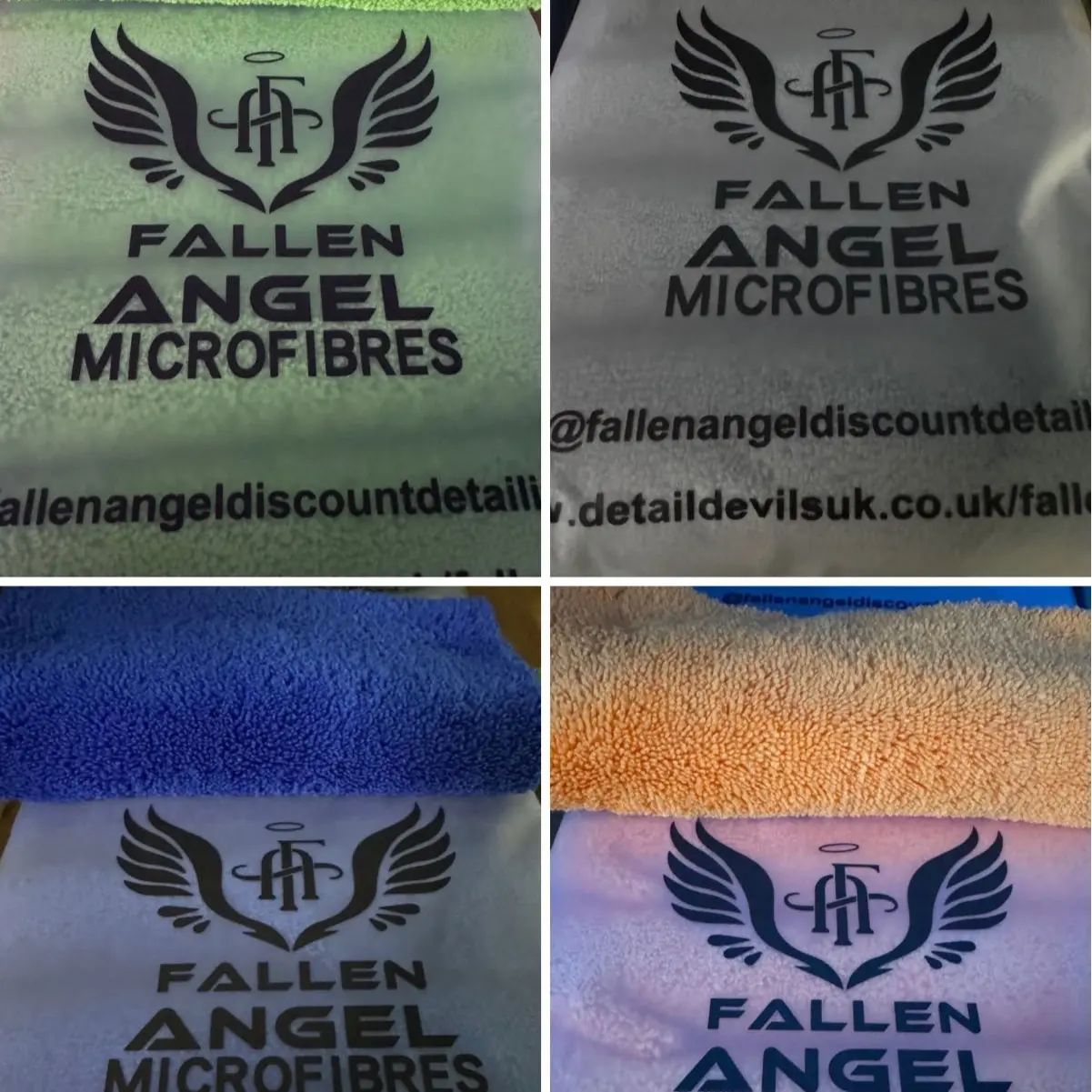 5 pack 400gsm 40x40cm microfibre car detailing and valeting cloth
