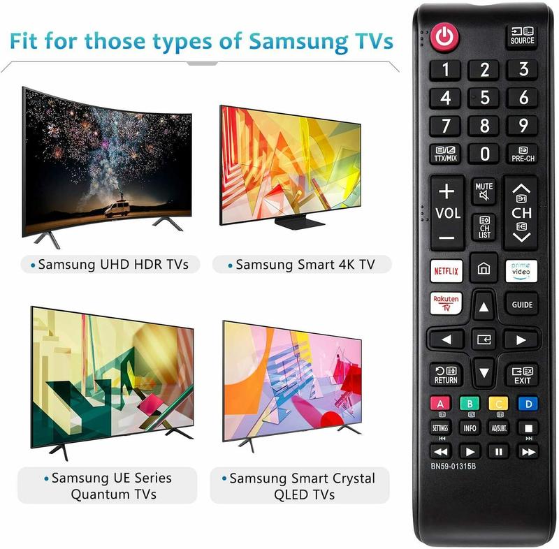 REPLACEMENT REMOTE CONTROL BN59-01315B SAMSUNG ULTRA HDR HD UHD 4K SMART TV QLED 3