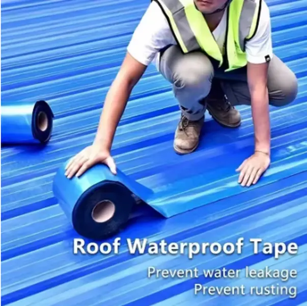 Roof waterproof tape, waterproof material, suitable for metal surfaces, roofs, and iron sheets to prevent water leakage 0