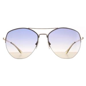 Calvin Klein Sunglasses CK20121S 717 Gold Navy Yellow Gradient for Male - Mens Sunglasses - Menswear