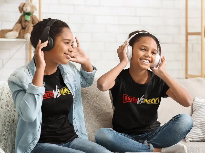 Busted McFly Tour Team McFly Kids T-Shirt/Tee/Top with a unique design. Unisex 4