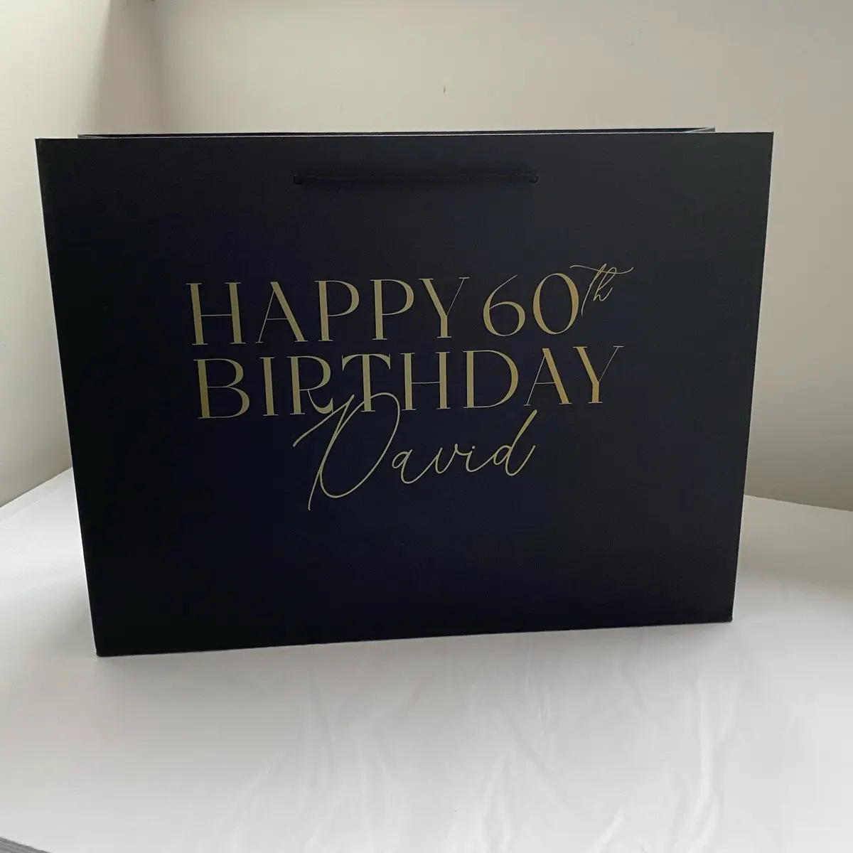 50th birthday personalised gift bag, 50th birthday present bag, 50th birthday gift idea, 50th present idea