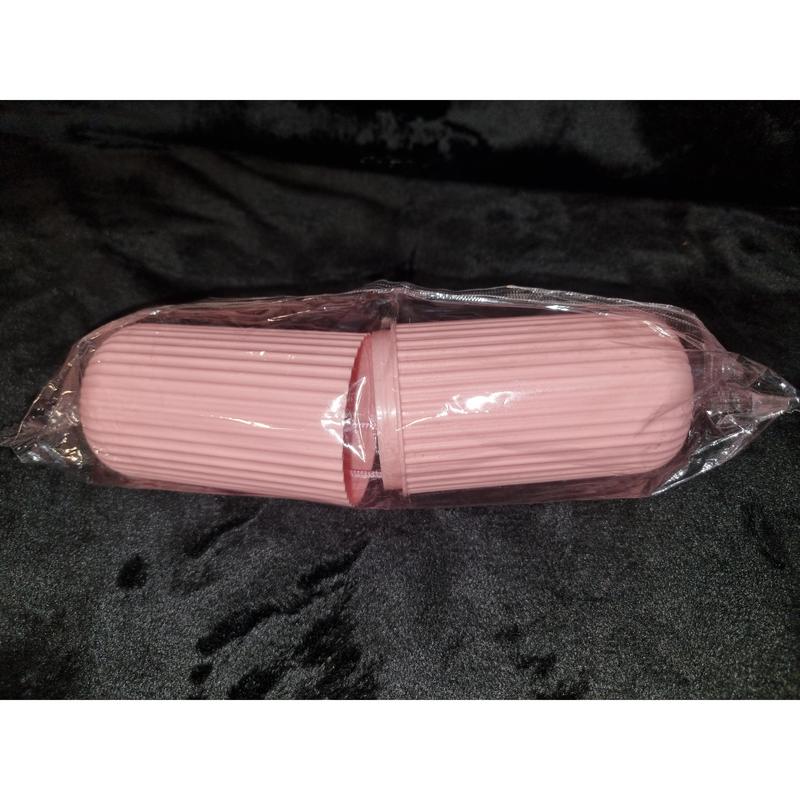 PINK PLASTIC TUBE CONTAINER 0