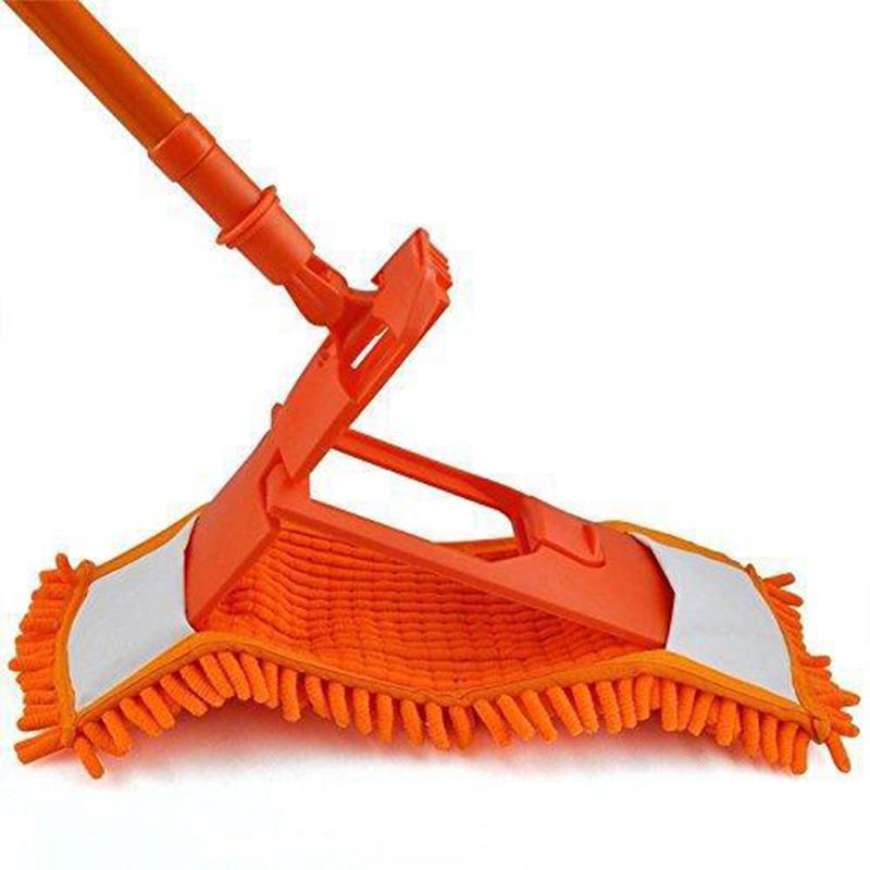 Folding and Adjustable 360 Plastic Microfibre Mop with Handle 6