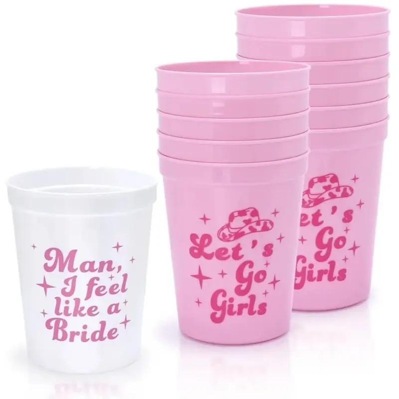 Let’s Go Girl Hen Party Cups / Man I Feel Like a Bride 1
