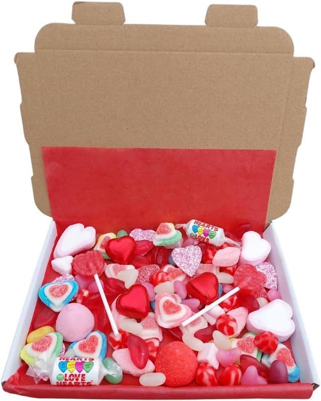 Valentine's Day Pick n Mix Sweets Hamper with Love Hearts & Jelly Sweets (400g) - Bonbon, Snack Candy Retro 2