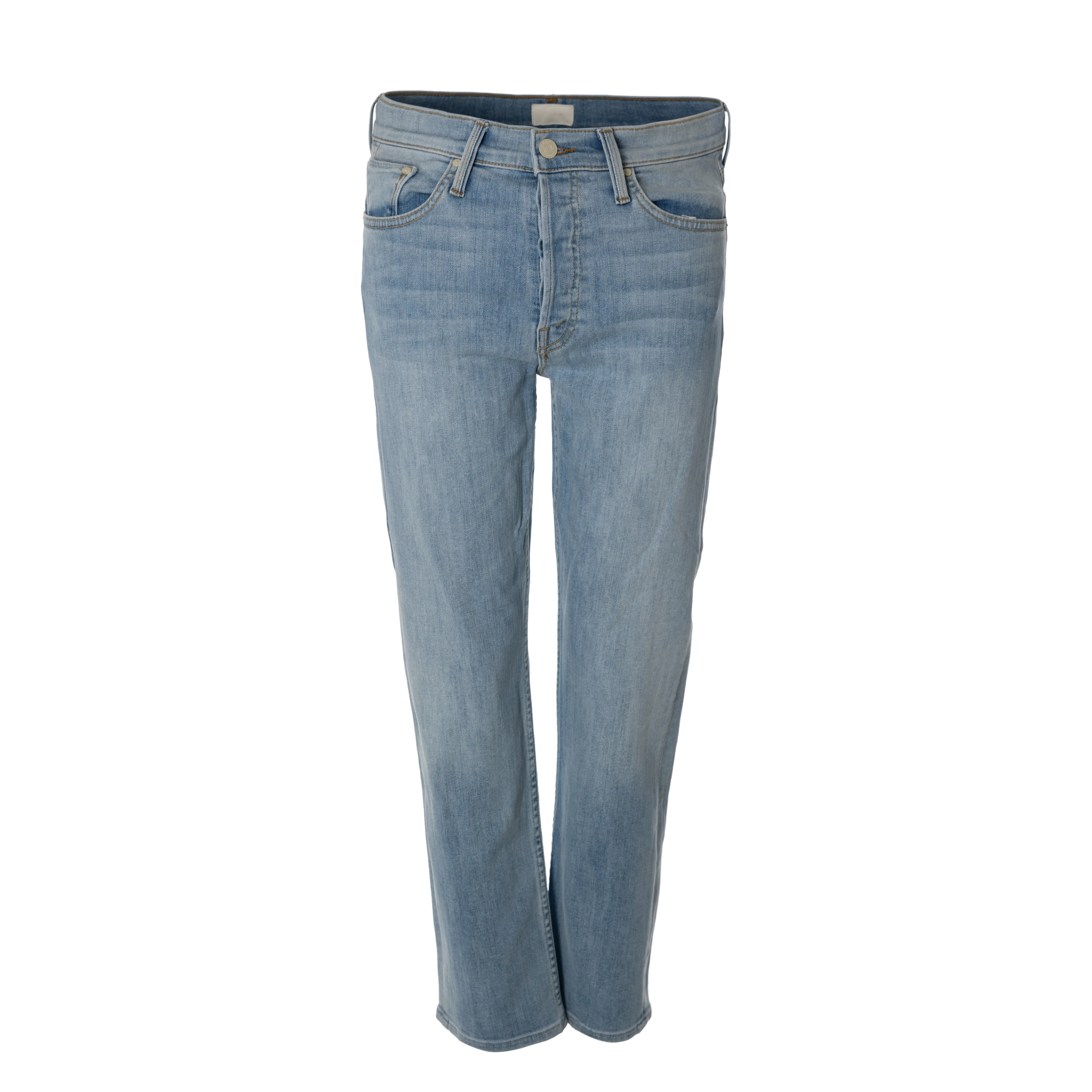 Preowned Mother Jeans Blue Denim  Bootcut Button Closure Plain Excellent condition