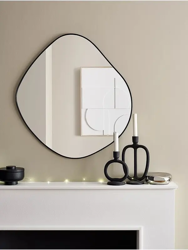 White Window Arched Mirror | Elegant Arch-Shaped Decorative Wall Accent true  mirror 3