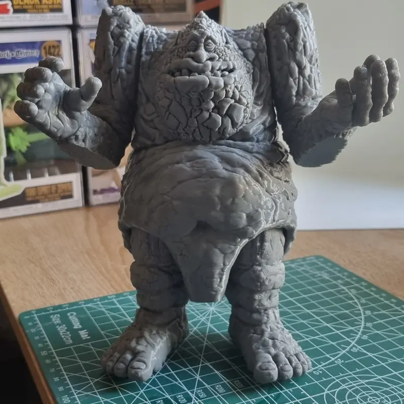 Pyornkrachzark The Rockbiter Figure – The NeverEnding Story Collectible / 3D Printed Articulating Figure 3