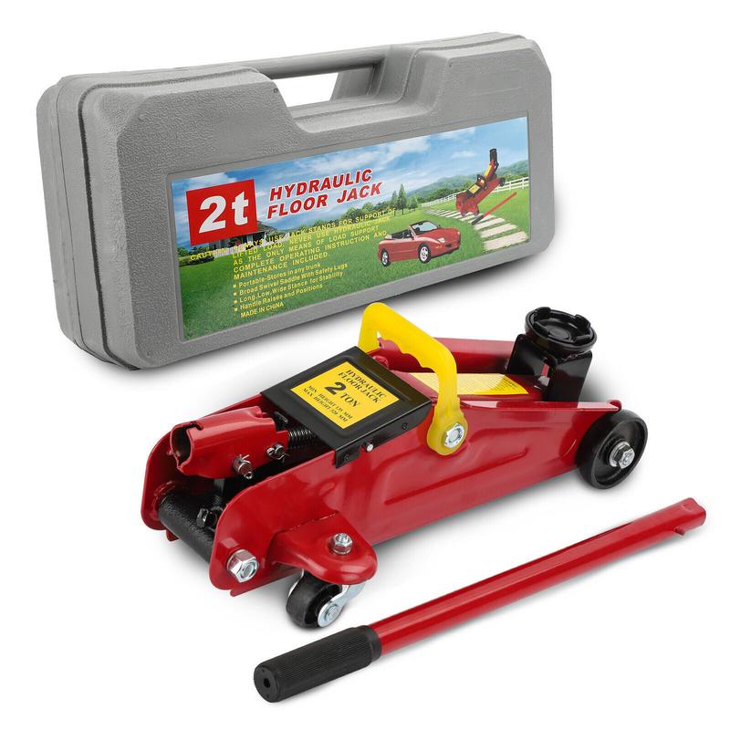 2Ton Hydraulic Trolley Floor Jack Low Profile Car Van Garage Lift TUV Effortless 5