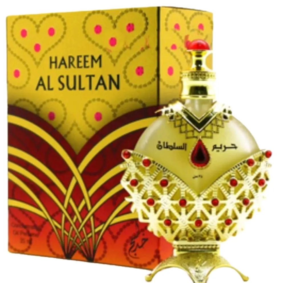 Hareem Al Sultan Gold - Concentrated Oil Perfume 35ml - Product of Khadlaj - Unisex (Suited to Women) Fragrance, Floral