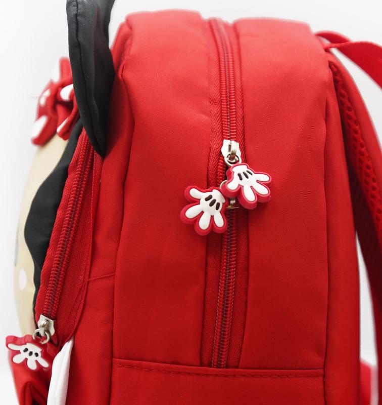 Unique Red Cartoon-Inspired Kids Bag with Pocket, Cute & Flexible Unisex Design, Perfect Gift for Little Adventurers. 2