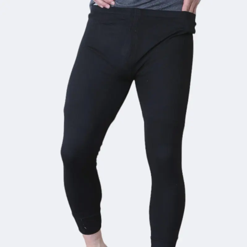 Men's Long Johns Thermal Solid Pants Warm Base Layer Thermals