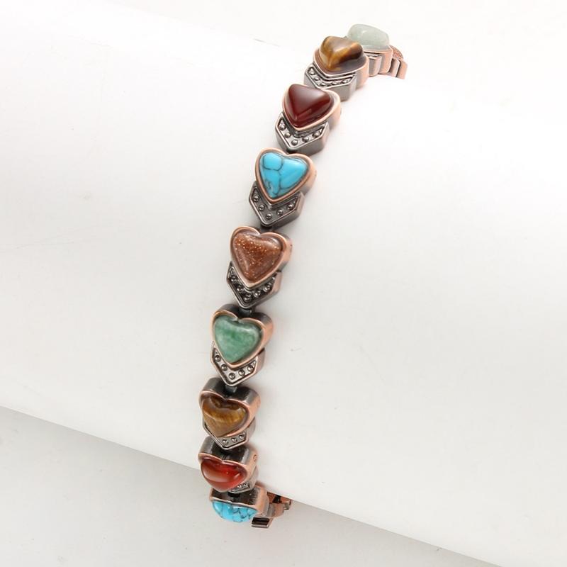 Women’s Magnetic Therapy Copper Bracelet – Energy Balance, and Sleep Support with Hypoallergenic Design 1