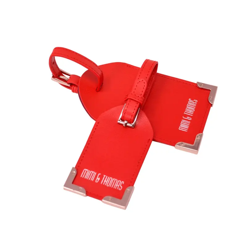 3pcs travel gift set - Red Nappa Leather 2