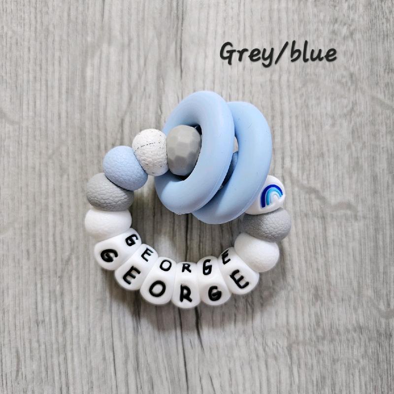 Personalised Teething Ring for Babies - Perfect Baby Gift 3