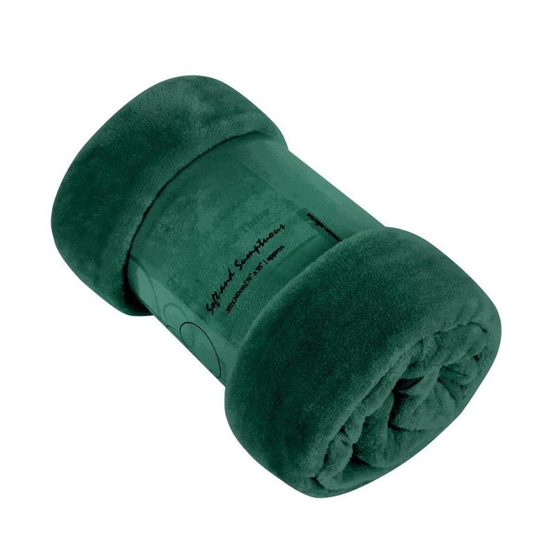 Mink Throw Warm Super Soft Plain Large Bed Blanket Sofa Double King Size For Warm Wingter Xmas Gift Sofa bed Tv lounge Cozy Nights Breathable 3