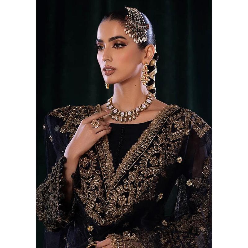 P-255- Black - Readymade - Khuda Baksh Creations 2024 2