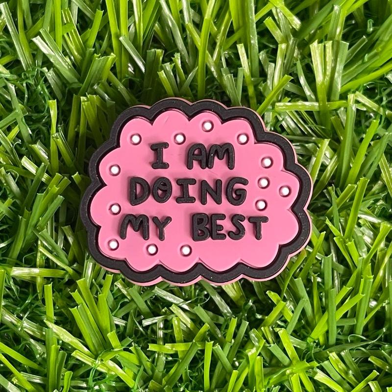Mental Health, Positivity, self Care Shoe Charms Croc charms for crocs clogs food plush jib bitz 1