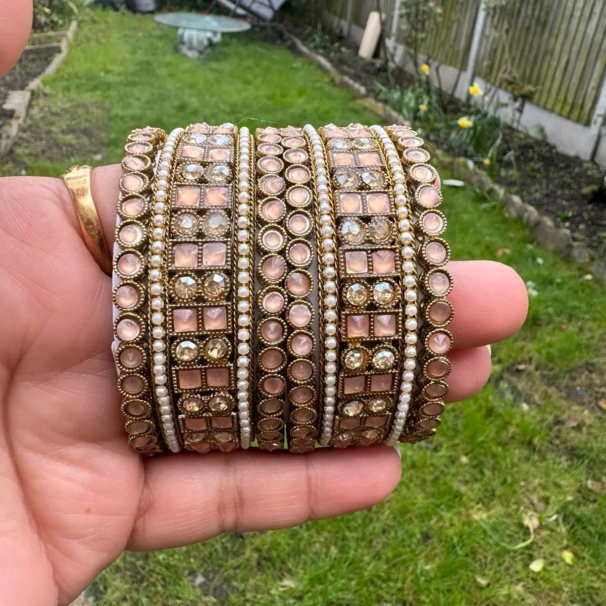 Beautiful coloured bangels set