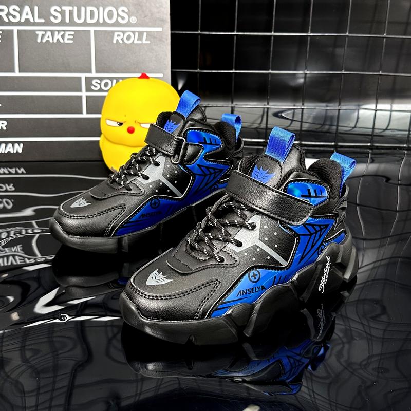 Product Introduction of New Fashionable Boys' Sports Shoes Waterproof, Anti slip, Wear resistant Children'S Running Shoes Outdoor Basketball Shoes Middle and Big Children'S Running Shoes 1
