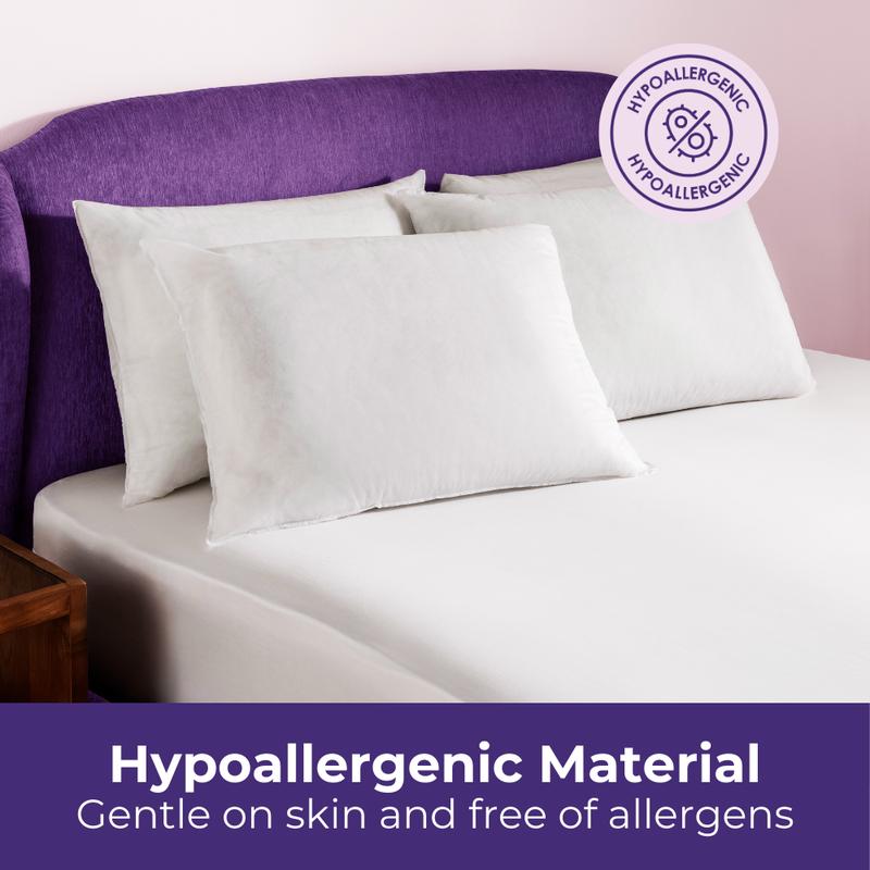 Corovin Luxury Soft Pillows – Hypoallergenic, Supportive & Breathable with Durable Polypropylene Cover 1