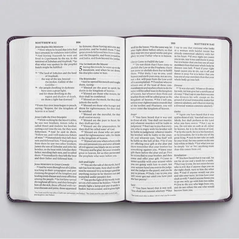 ESV Large Print Value Thinline Bible - TruTone Lavender Imitation Leather - Filigree Design - English Standard Version 2
