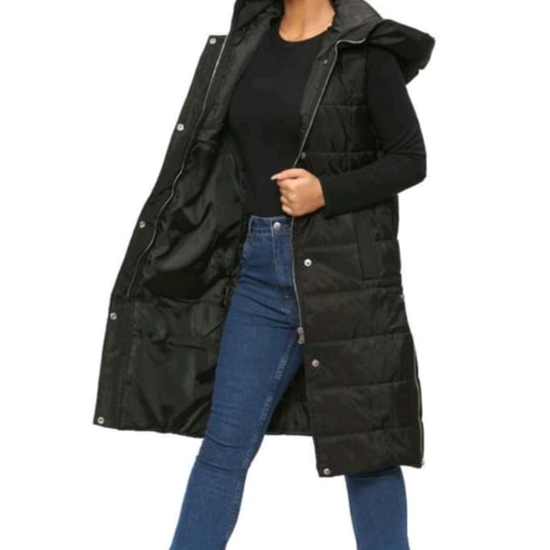 LADIES GILLET perfect for winter Coats Fashion Comfortable Outdoor Jackets Fit Underwear Tops Slim Pockets Womenswear Vests Women Lady Basic Long Sleeve Minimalist 2