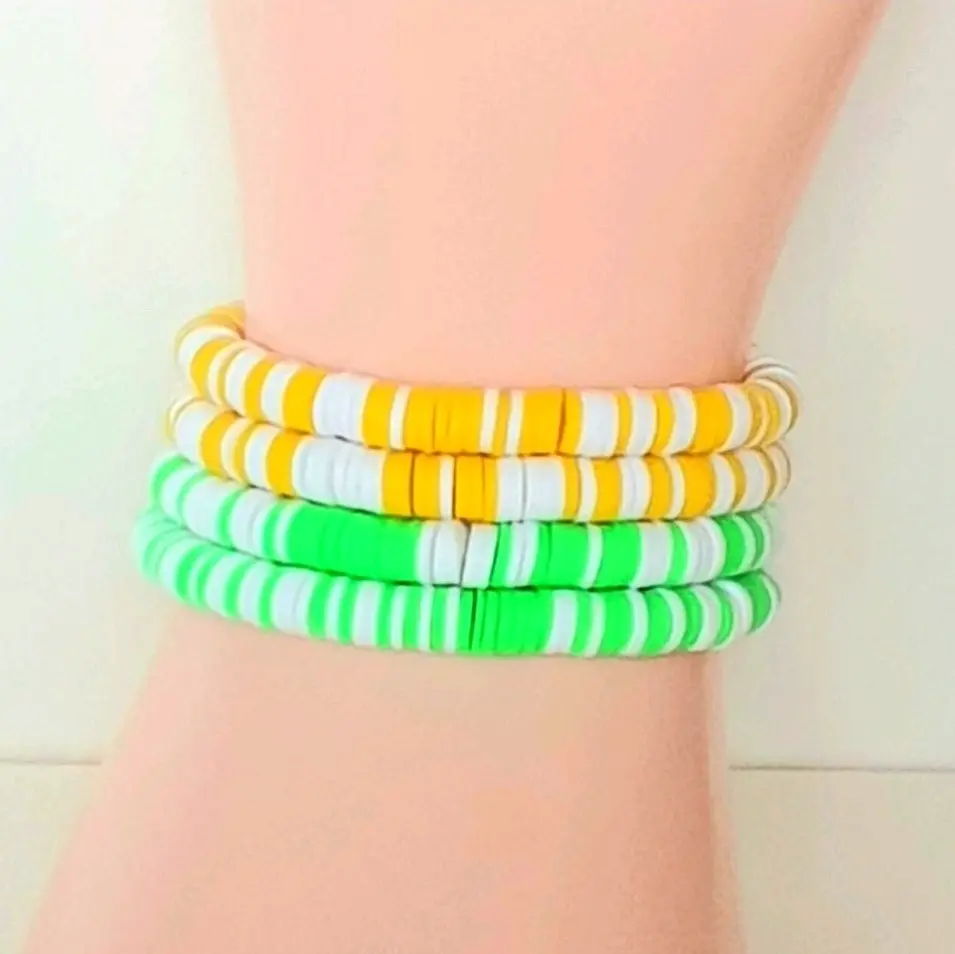 Neon Party Brackets for Kids, Adults and Teens - Yellow and Green Coloured Accessories Accessory Masks Accessory