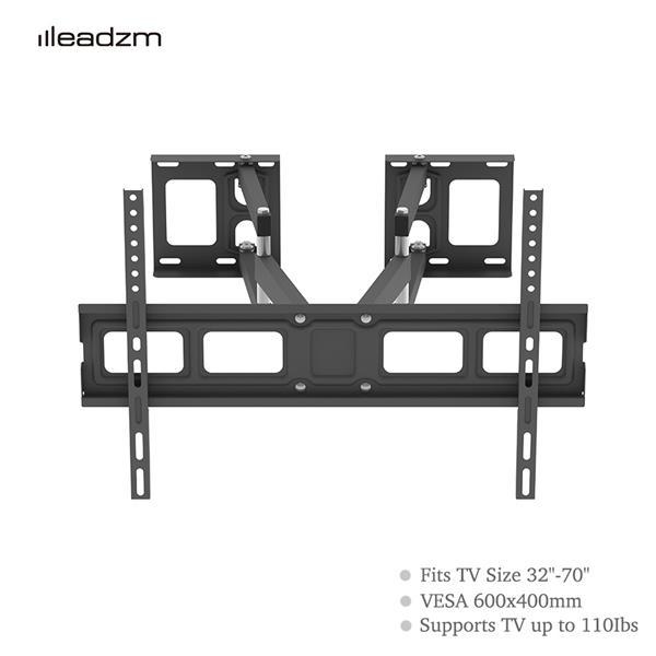 Product Introduction of TMSS-104 32"-70" Corner Full Motion Articulating TV Wall Mount Bracket Max Weight 50Kg VESA 600*400 27