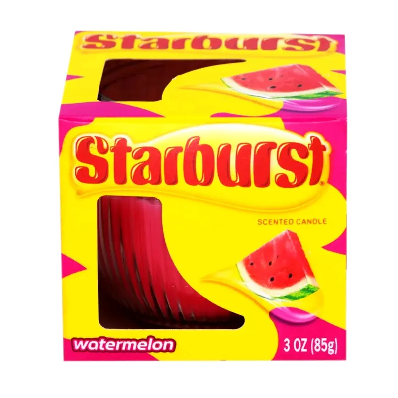3x Starburst Watermelon Scented Candle - 85g/3oz 1