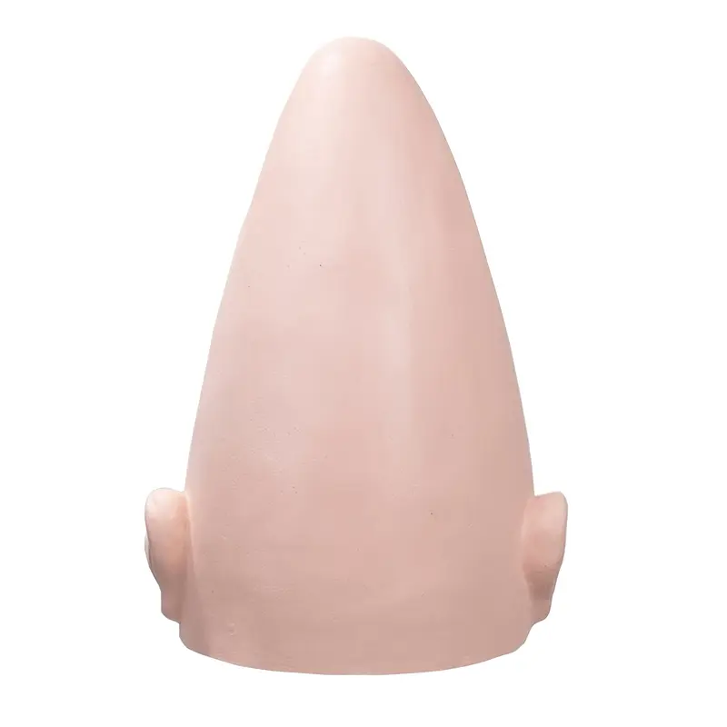 1pc Latex Alien Skull Egg Head Hat for Men & Women, Halloween Costume, Cosplay Wig, Bald Head Cap 2