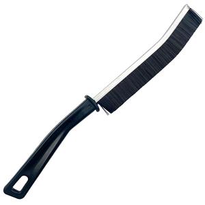 Small Curved Gap and Crevice Cleaning Brush with Handle - Pack of 1, 2, 5, 8 or 10 - Great for Window, Sinks, Cars and Other Spaces