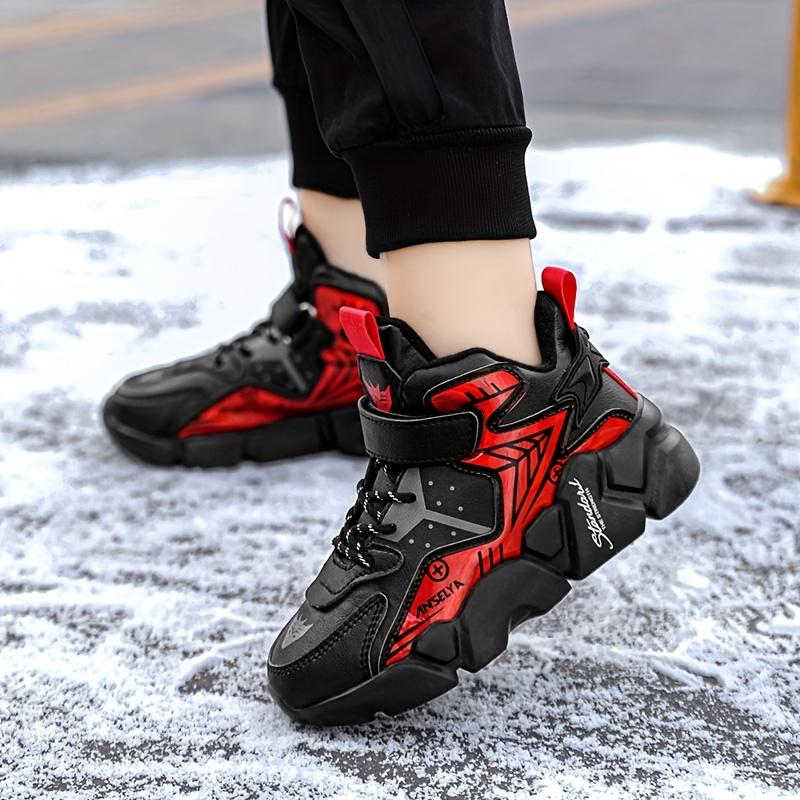 Product Introduction of New Fashionable Boys' Sports Shoes Waterproof, Anti slip, Wear resistant Children'S Running Shoes Outdoor Basketball Shoes Middle and Big Children'S Running Shoes 21