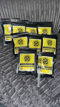Product Review of Solid Angling Solutions - PVA Solid Bags for Carp Fishing in Sizes S, M, L, XL from B**5 0