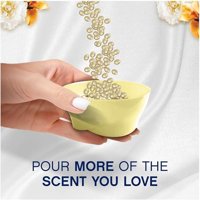 Gold Orchid In-Wash Laundry Scent Booster Beads, 570g - Long-Lasting Freshness for Up to 12 Weeks Floral Fragrance Household Perfume Flower Container Scented 1