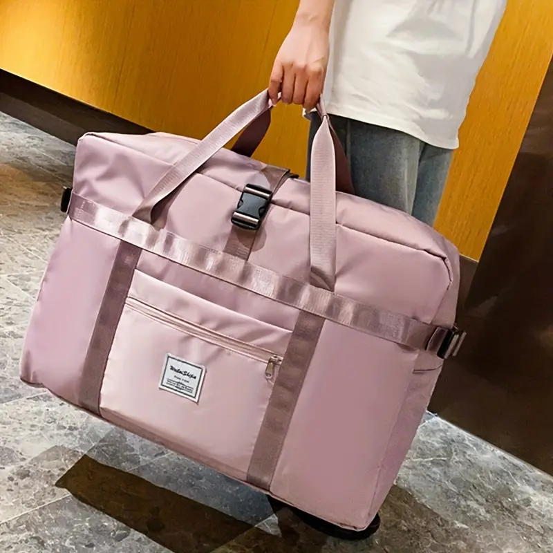 Women's Fashionable Travel Tote Bag, Dry & Wet Separation Gym Workout Bag, Large Capacity Travel Bag, Multifunctional Stylish Luggage Organizer 1